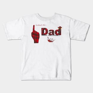 Scotland's no 1 Dad Kids T-Shirt